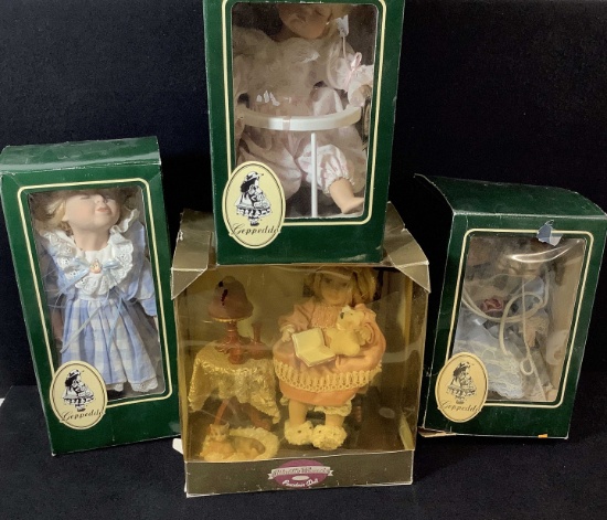 (4pc) Vintage Porcelain Dolls