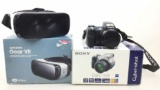 Samsung Gear Vr & Sony Cyber Shot Camera