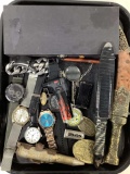 Vintage Men’s Wrist Watches, Knives, Pen