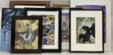 (8 Pc) Disney Framed Lithographs & Prints