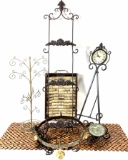 Rustic Style Display Racks, Wood Place Mats, Corks