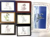 Walt Disney Character Sketches, Decorative Plate