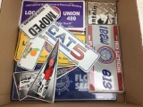 (12) New Dixiline License Plates, Mini Pennants