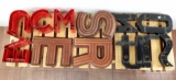 (12) Assorted Sized Advertising Letters