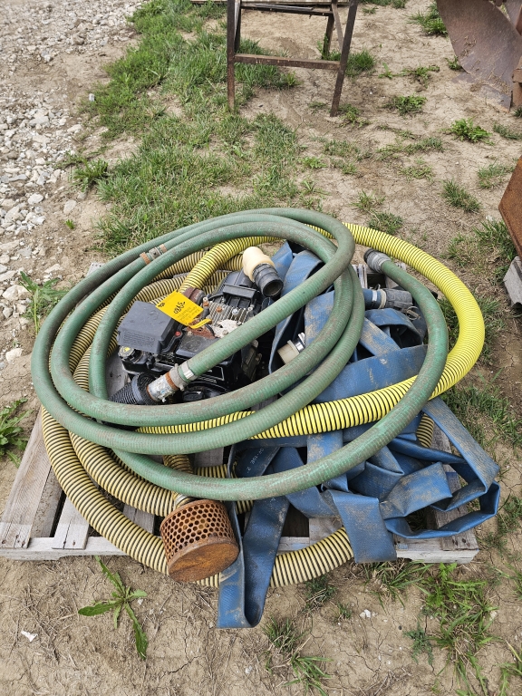 Briggs & Stratton 2-Inch Trash Pump And Miscellaneous Hoses