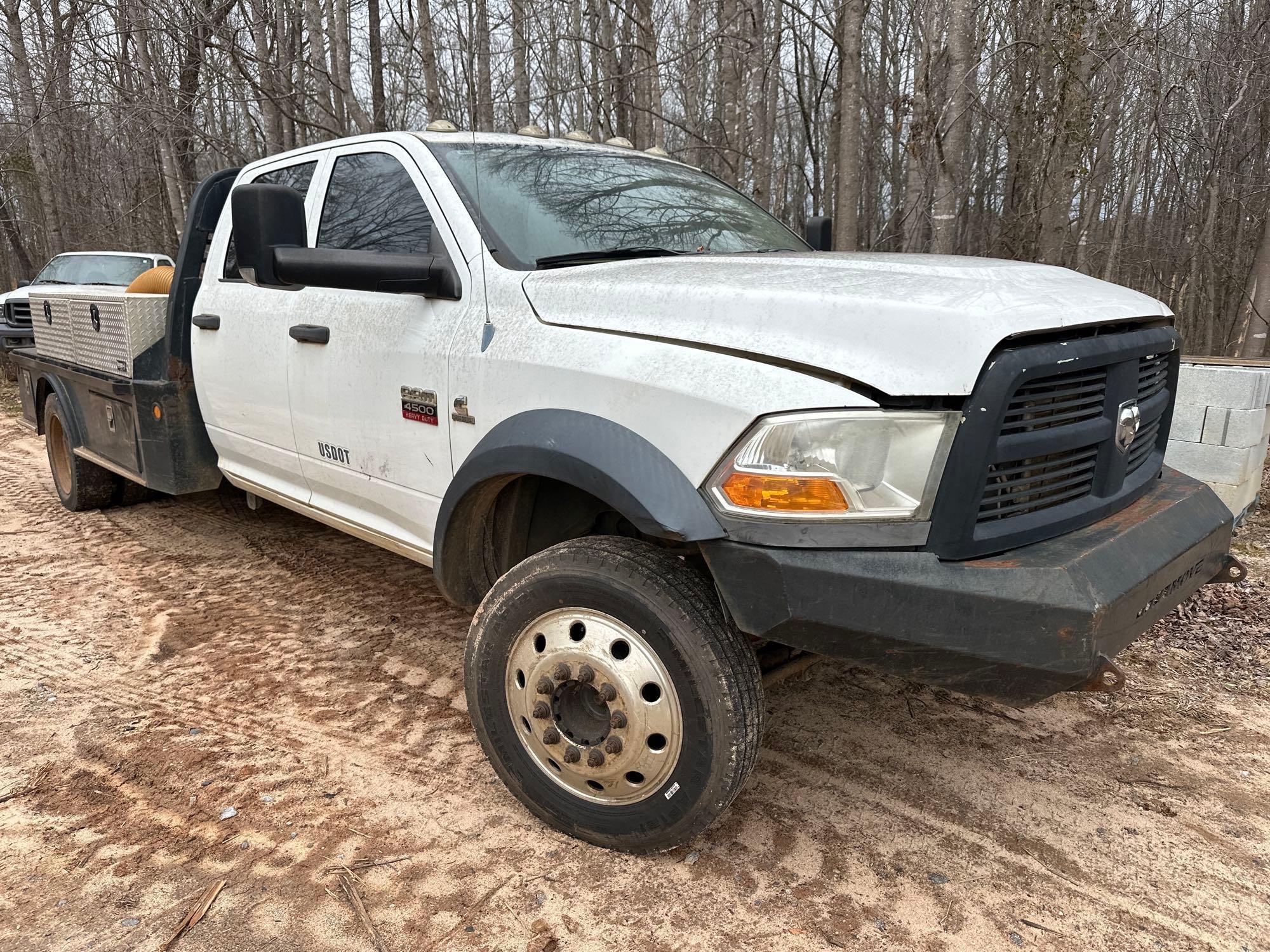2012 Ram 4500 Truck, VIN # 3C7WDLFL4CG183200