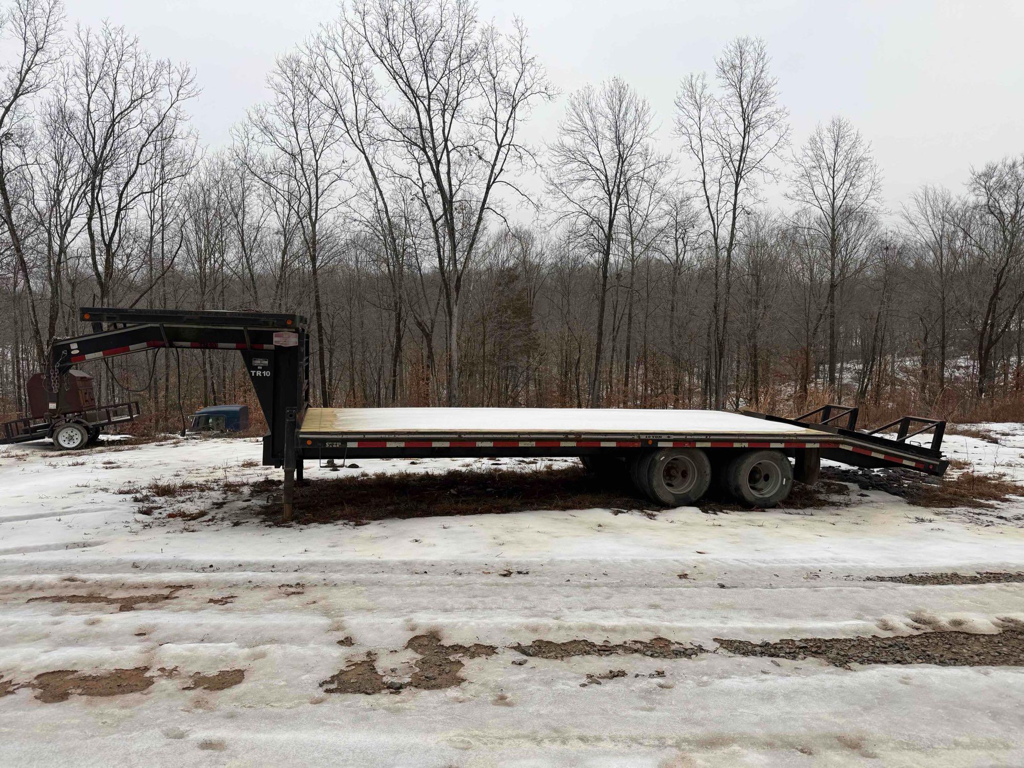 2019 Better Built 10 Ton Gooseneck Flatbed Trailer, VIN 4MNDG2523K1000538