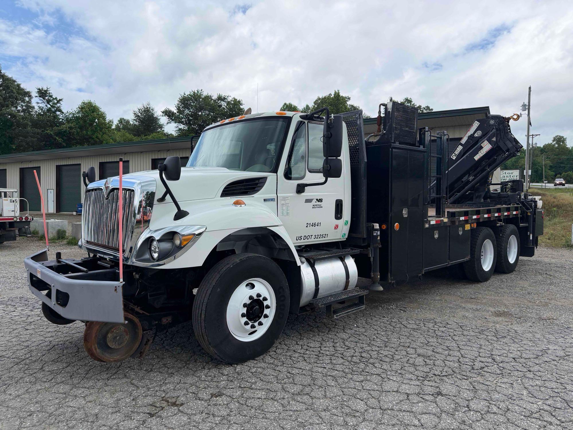 2015 International Workstar 7400 Knuckleboom Crane Truck, VIN # 3HAWGAAR0FL609895