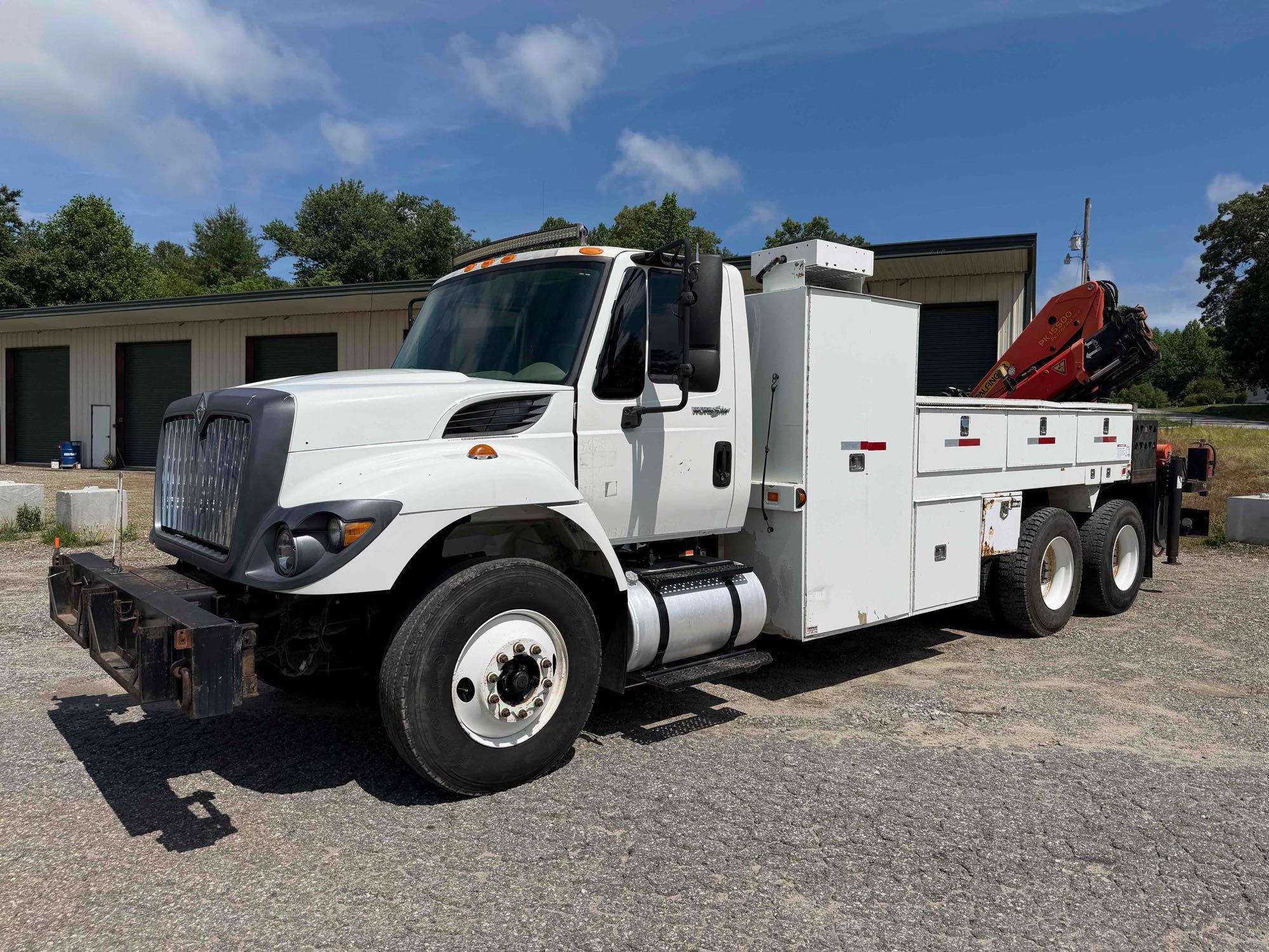 2014 International WorkStar 7400 Knuckleboom Crane Truck, VIN # 1HTWGAAR3EH774652