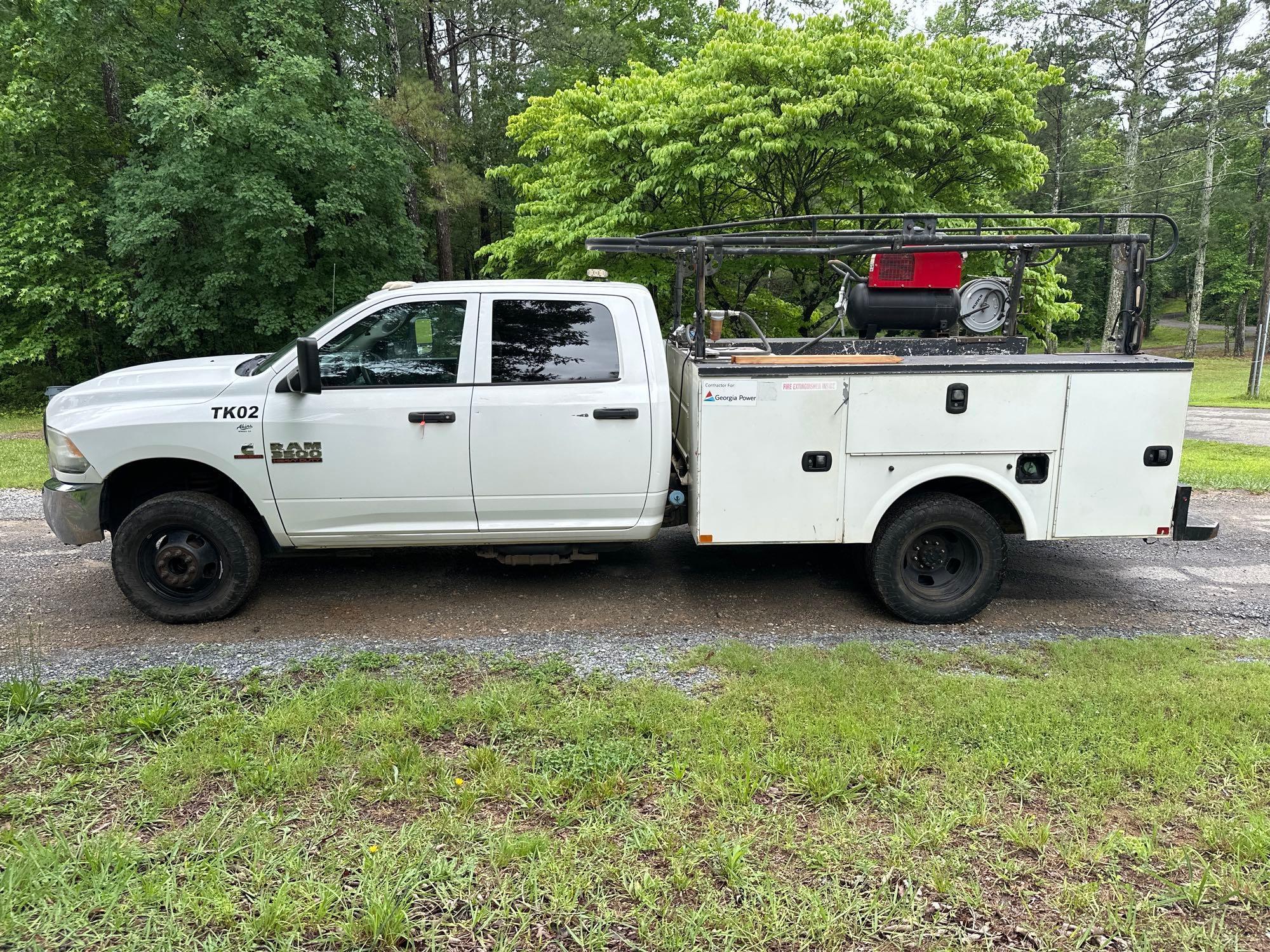 2015 Ram 3500 Service Truck, VIN # 3C7WRTCL3FG599846