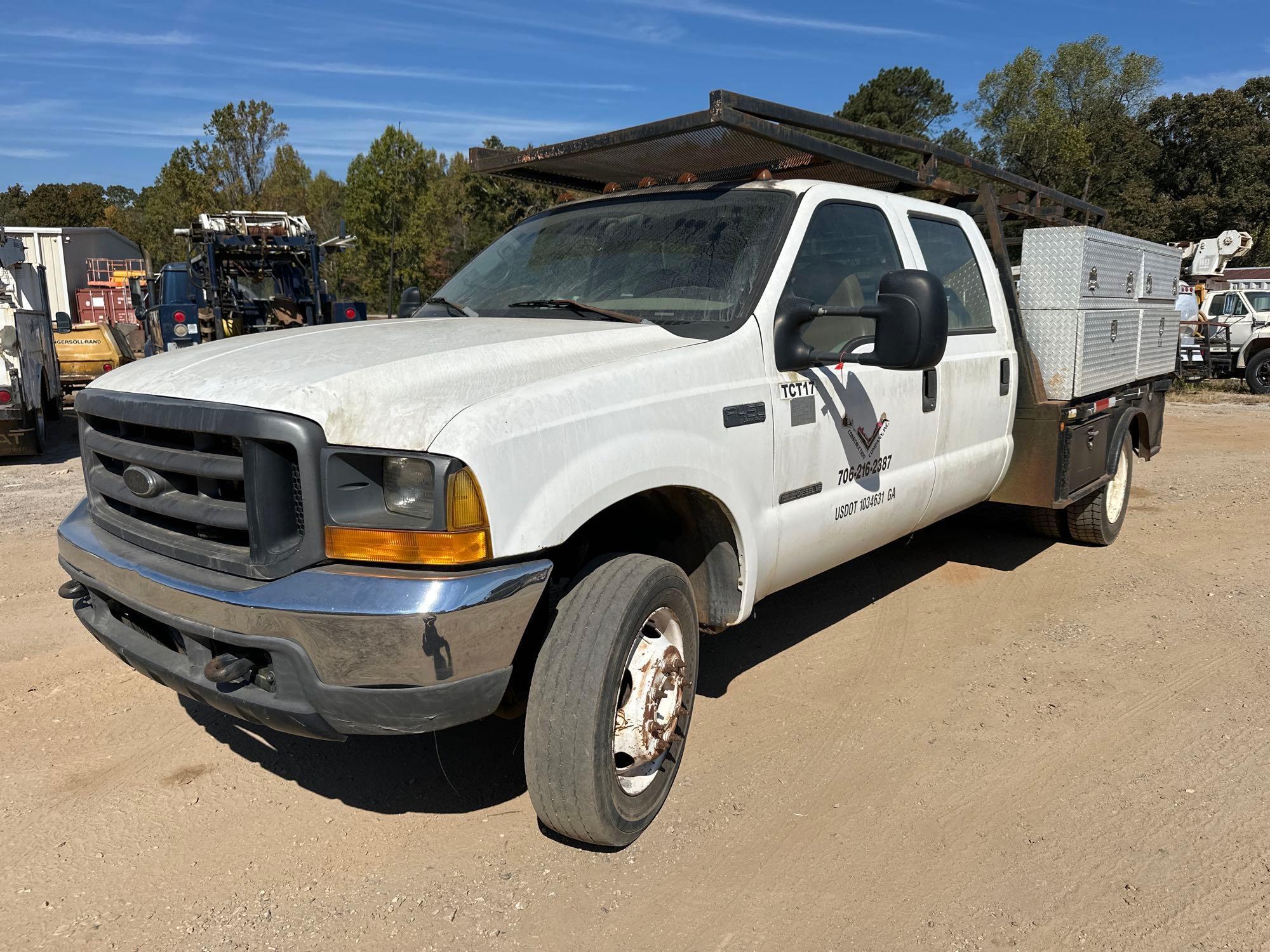 2000 Ford F-450 Pickup Truck, VIN # 1FDXW46F5YEA89140