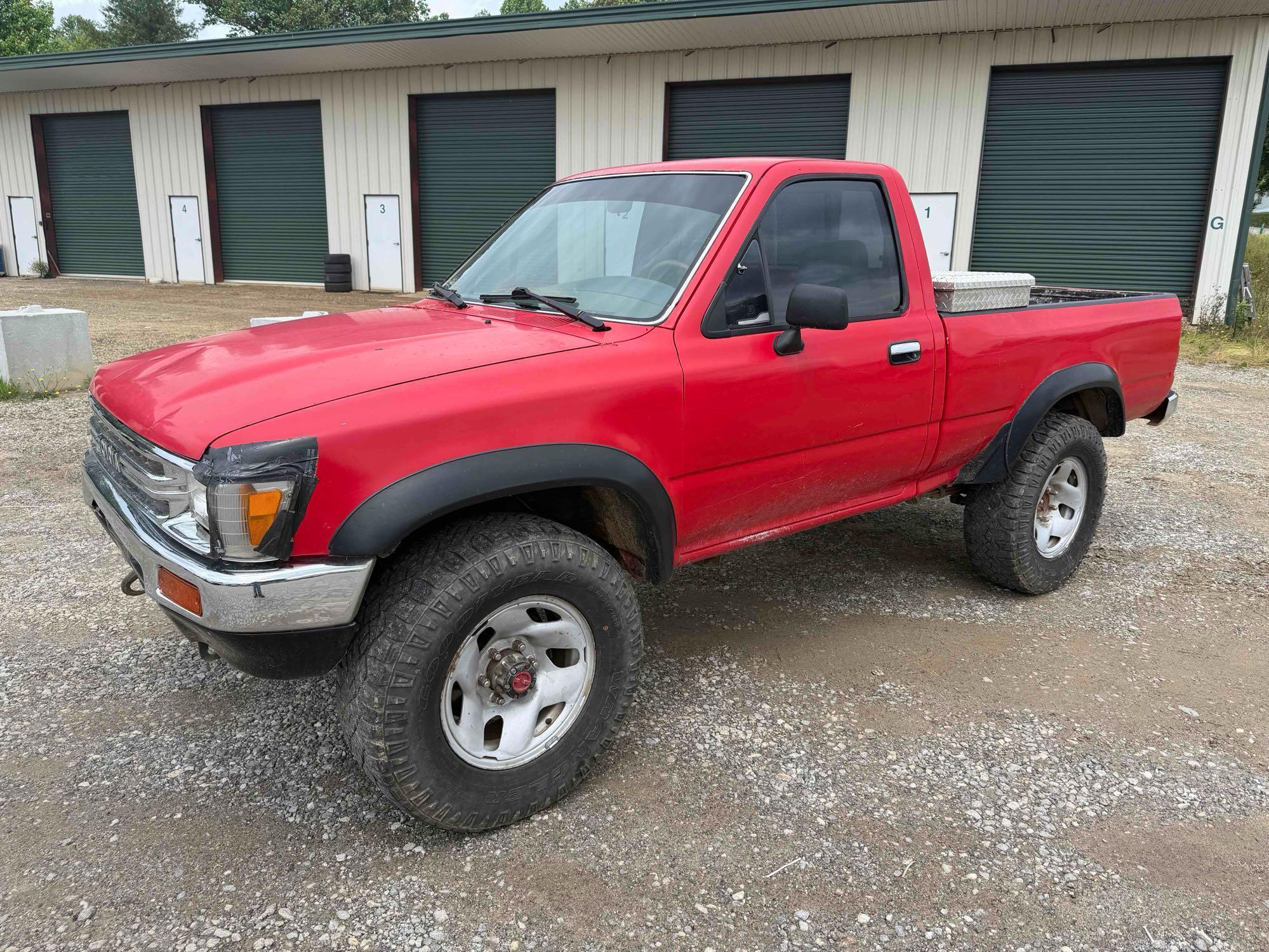 1991 Toyota 4X4 Pickup Truck, VIN # JT4RN01P4M7048201