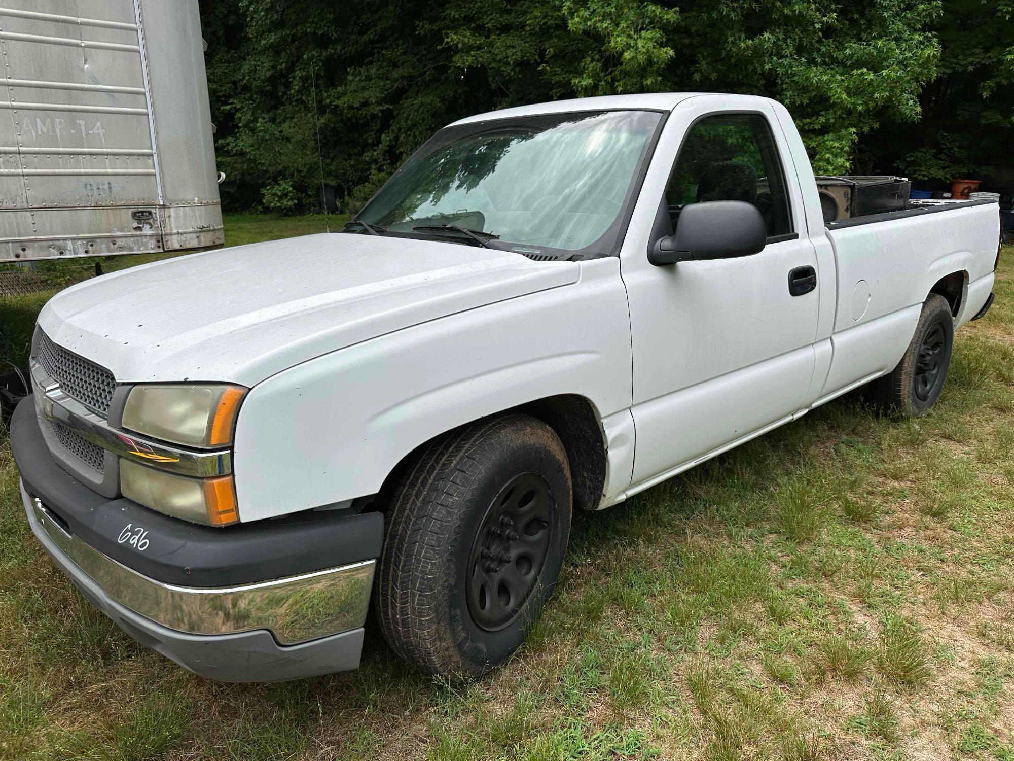 2005 Chevrolet Silverado Pickup Truck, VIN # 1GCEC14X75Z188917