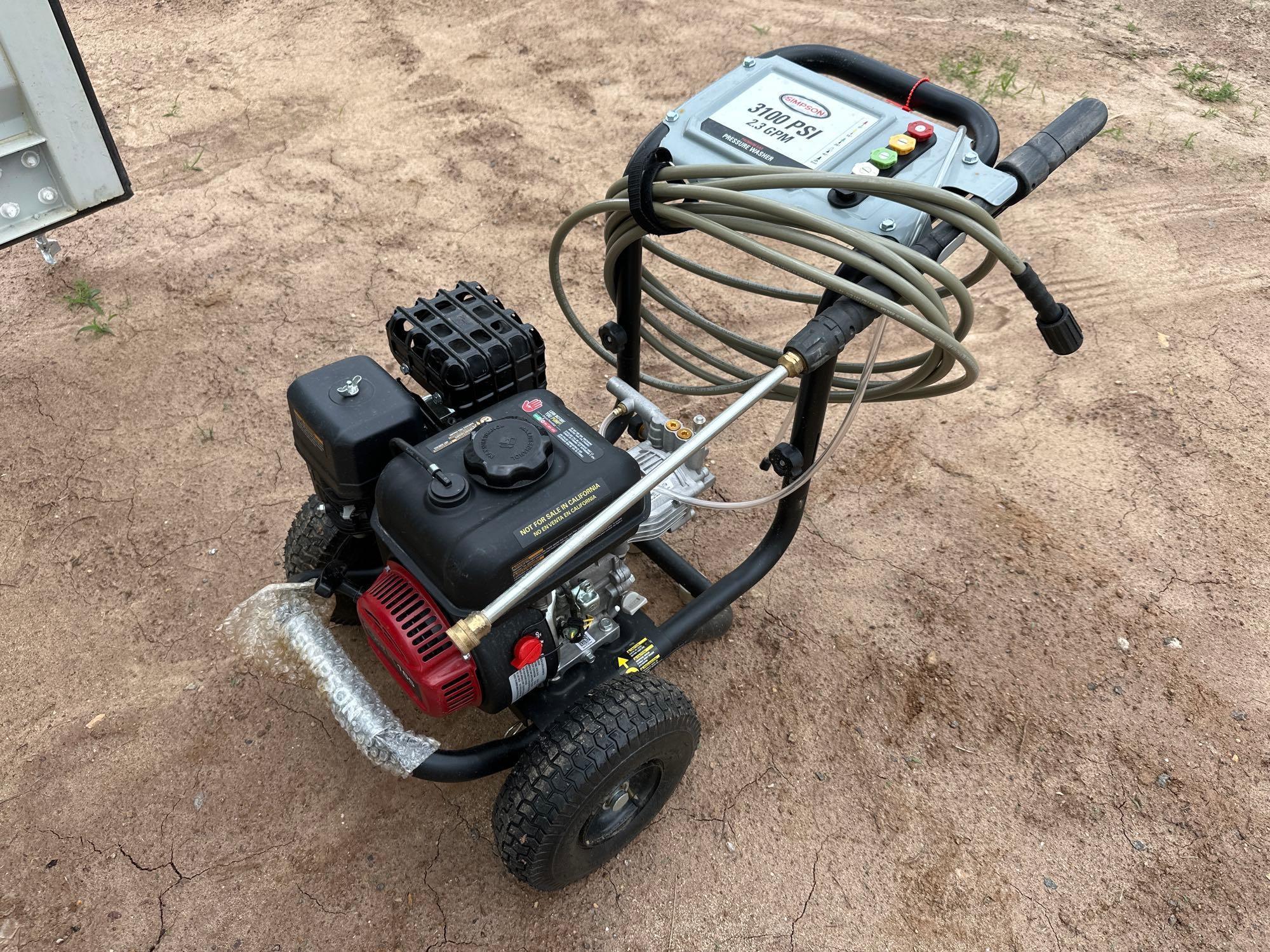 Simpson 3100 RSI Pressure Washer