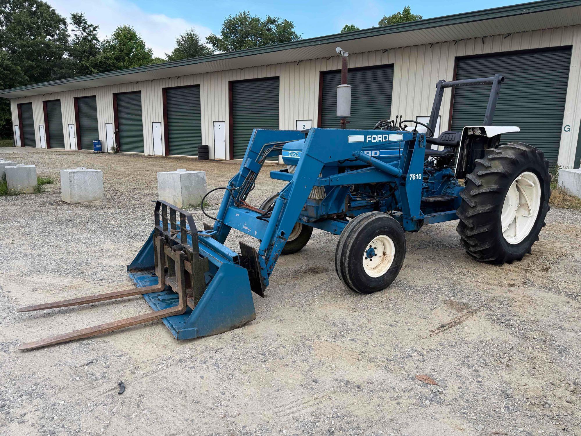 Ford 7610 Tractor with Front End Loader