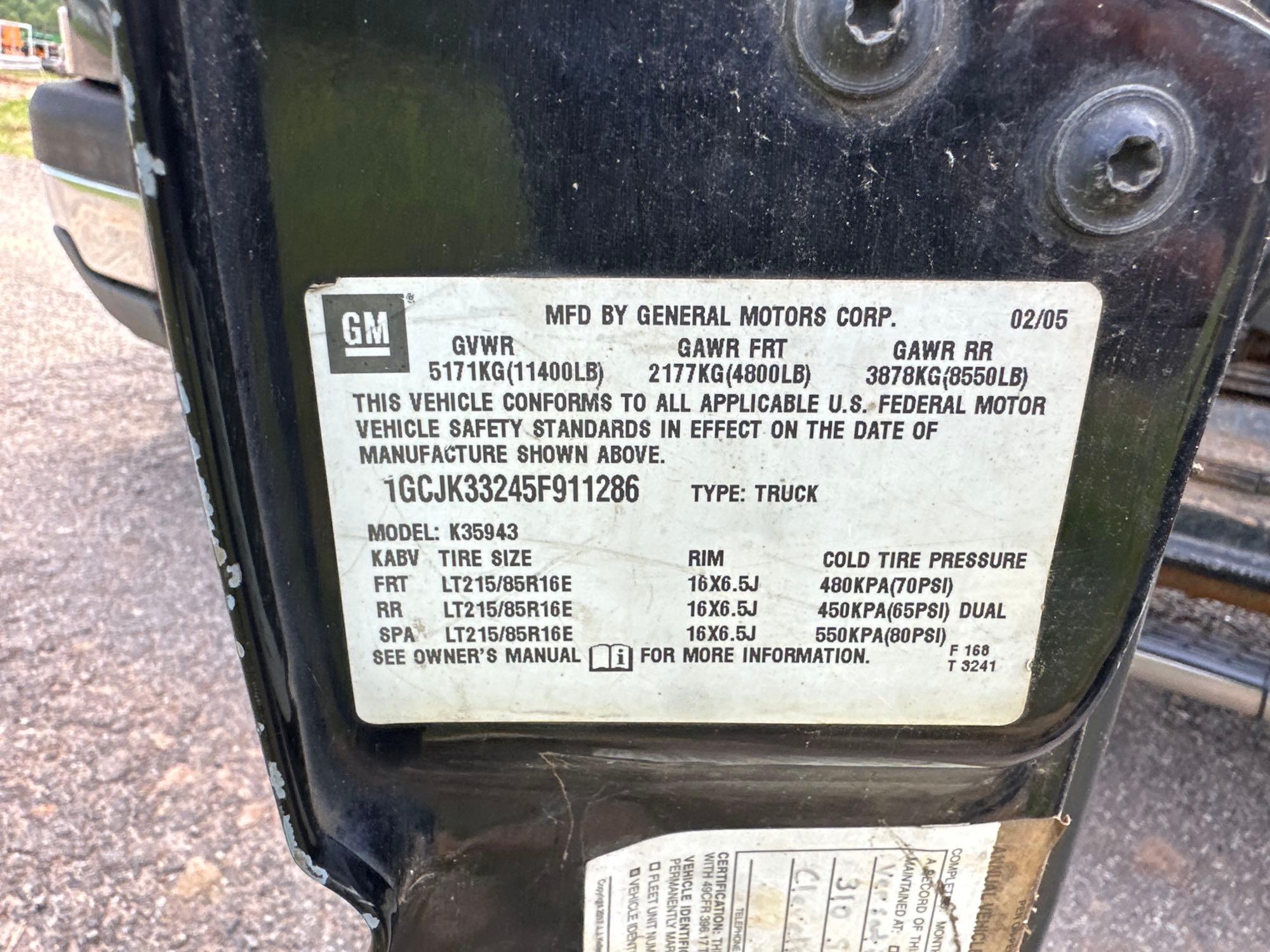 2005 Chevrolet Silverado 1500 HD