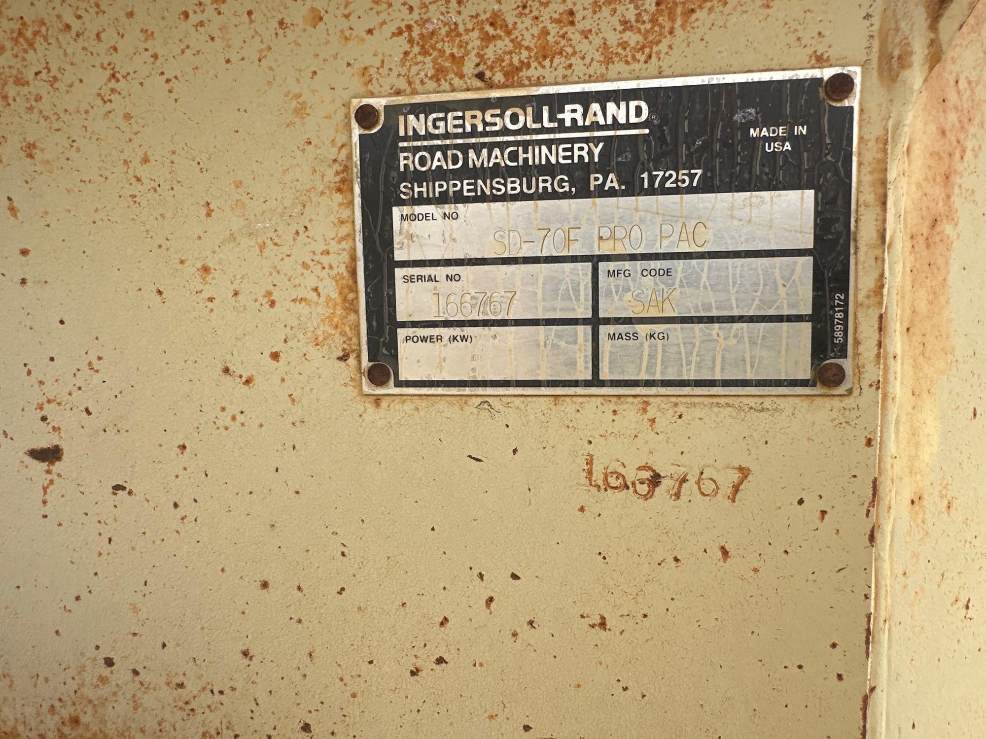 Ingersoll Rand SD-70F