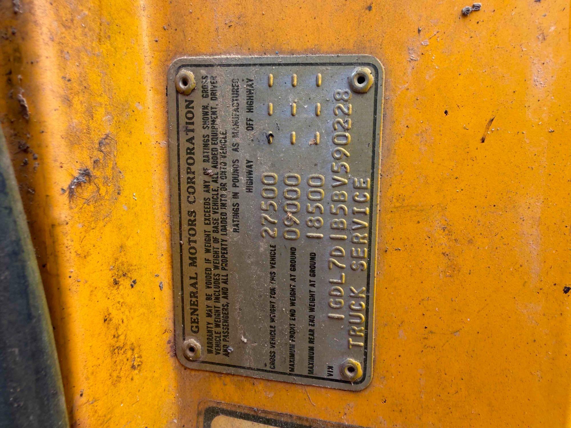 1981 GMC C7000