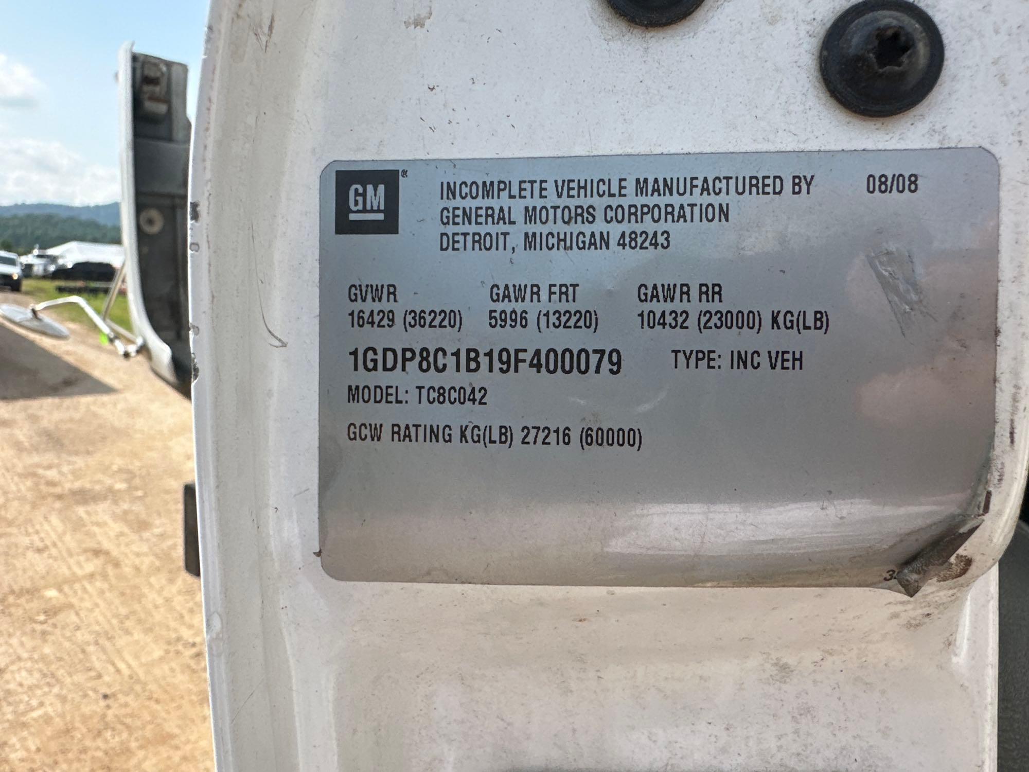 2009 GMC C8500