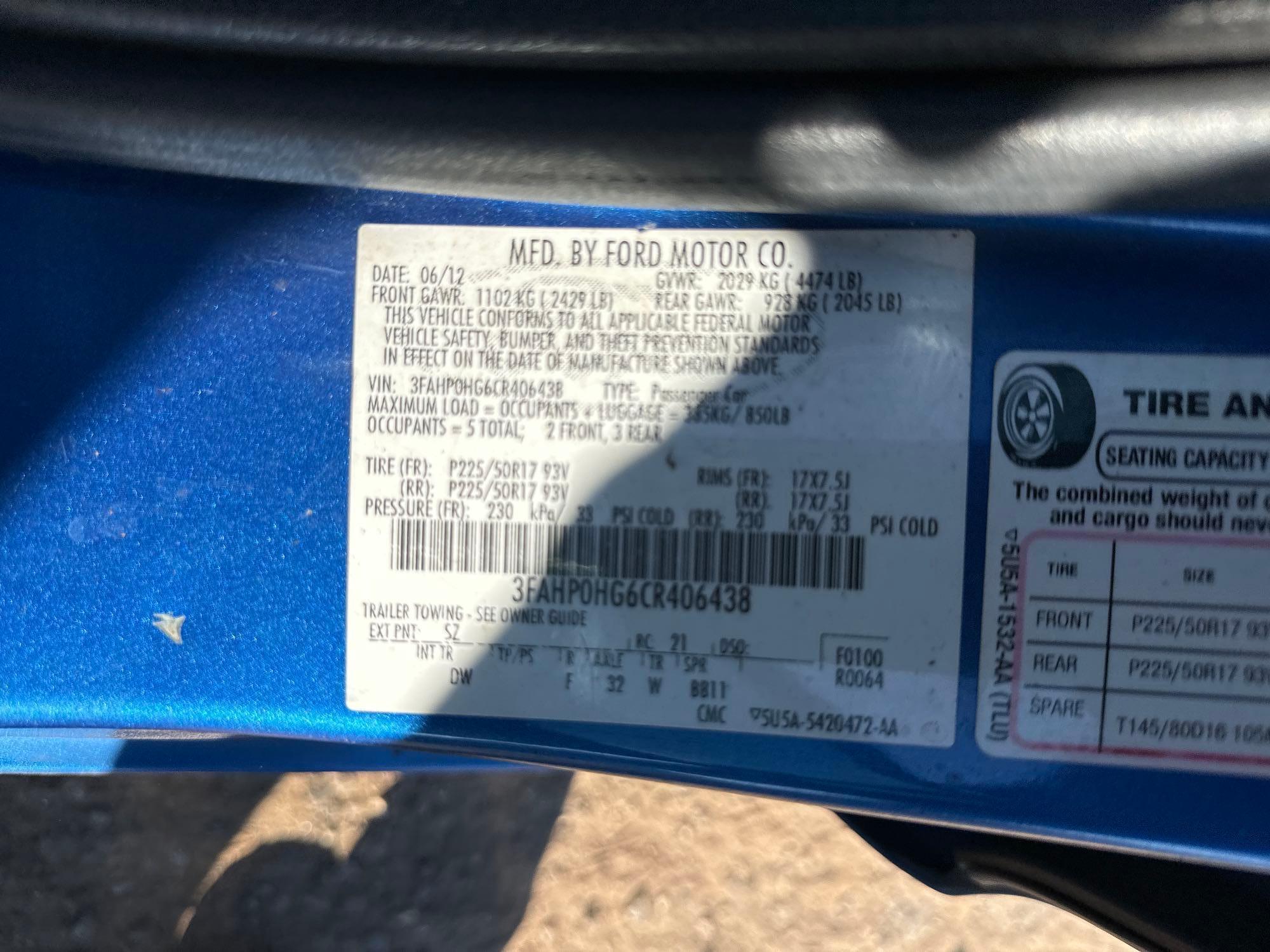 2012 Ford Fusion