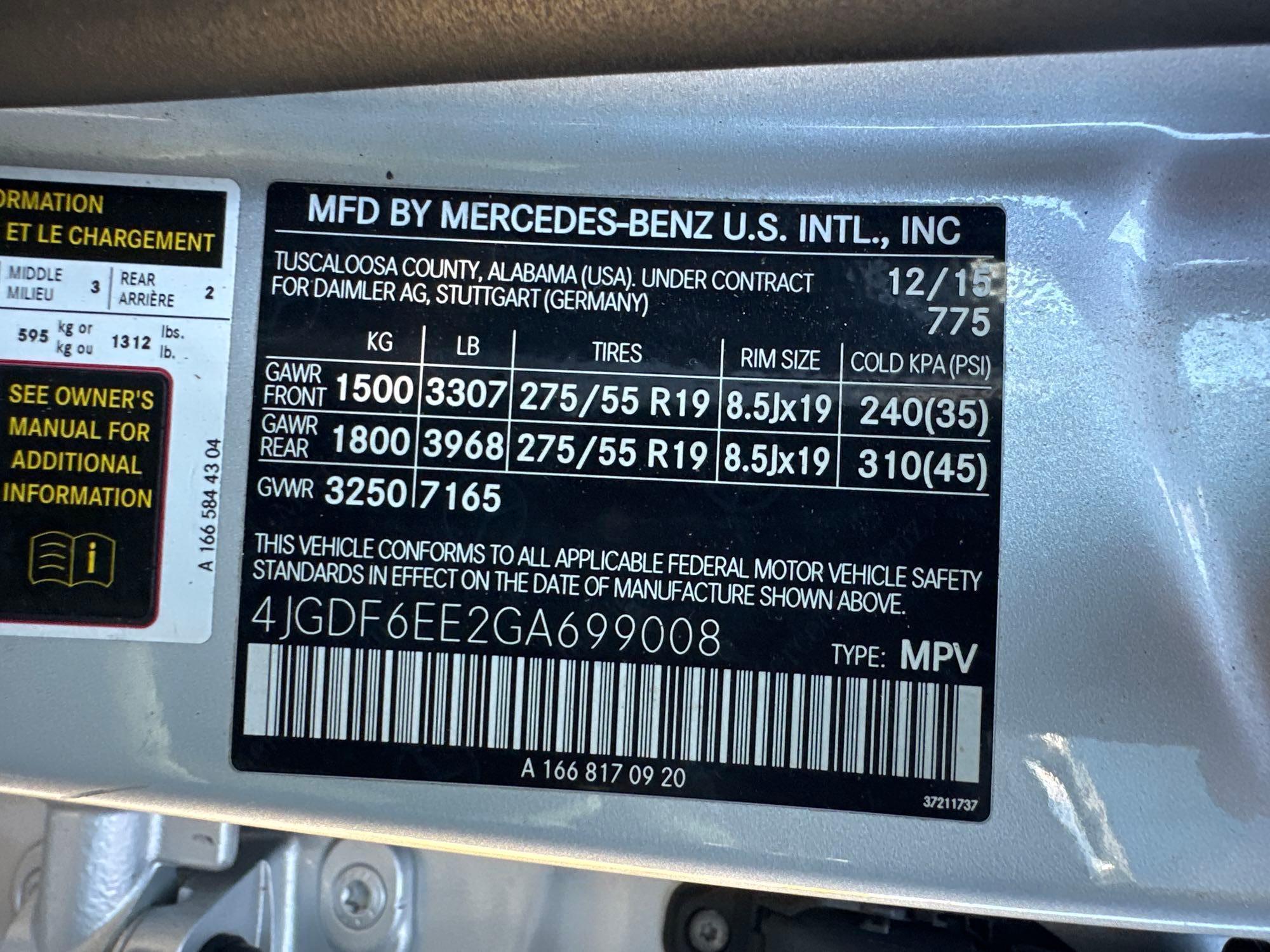 2016 Mercedes-Benz GL-Class