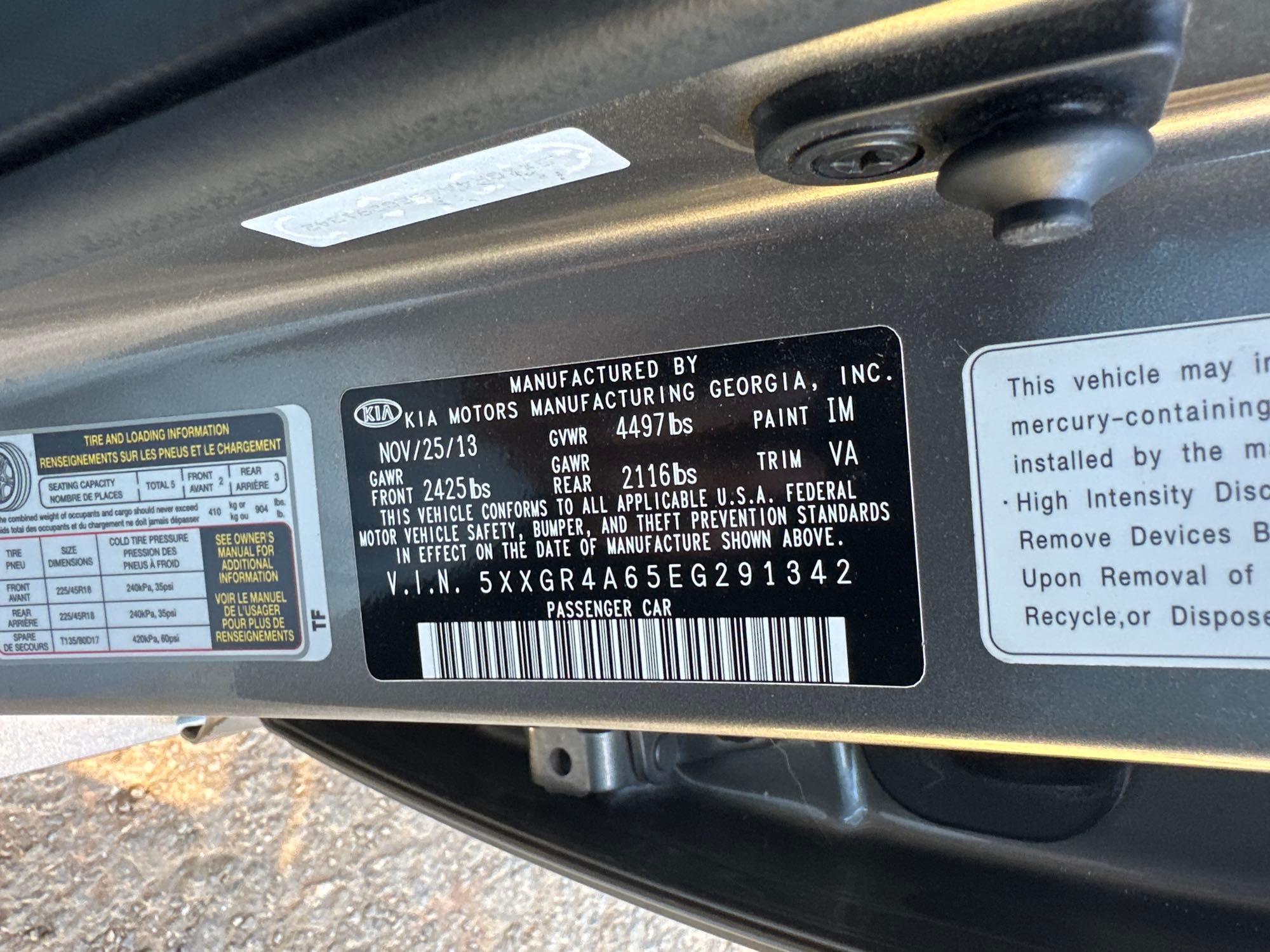 2014 Kia Optima