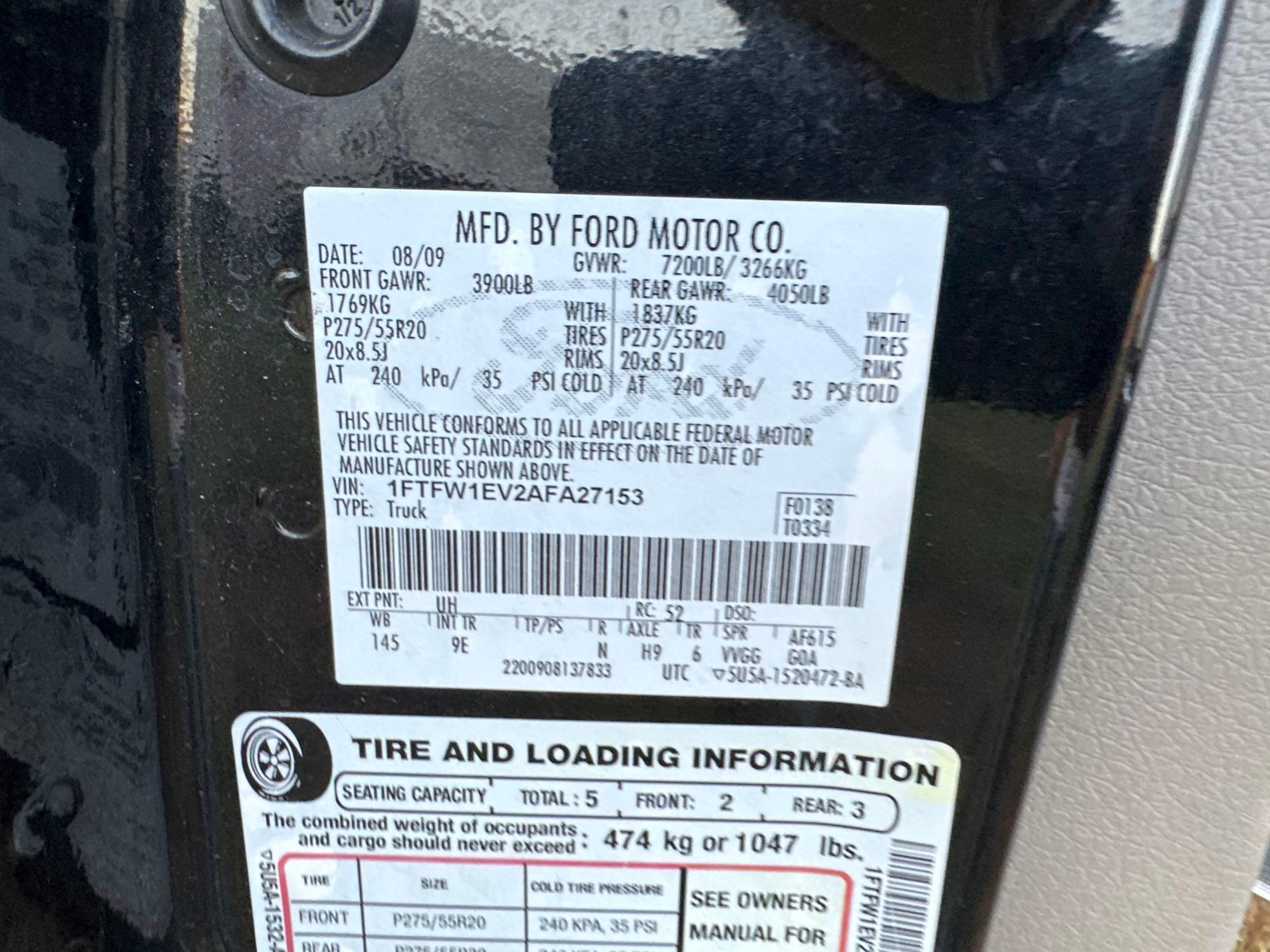 2010 Ford F-150