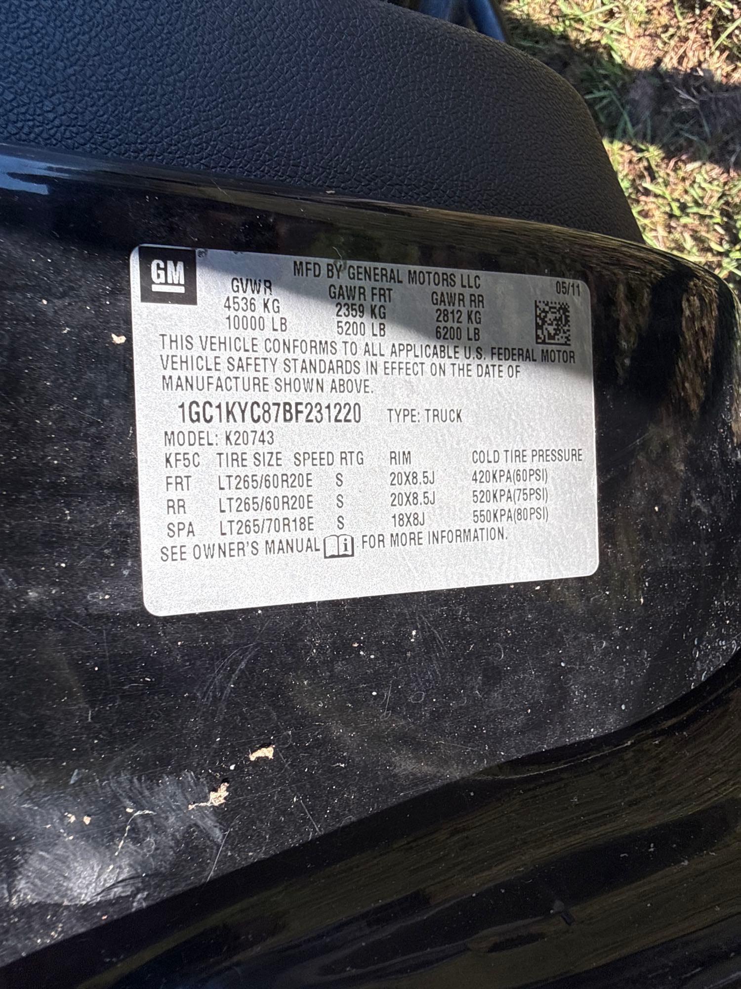 2011 Chevrolet 2500HD