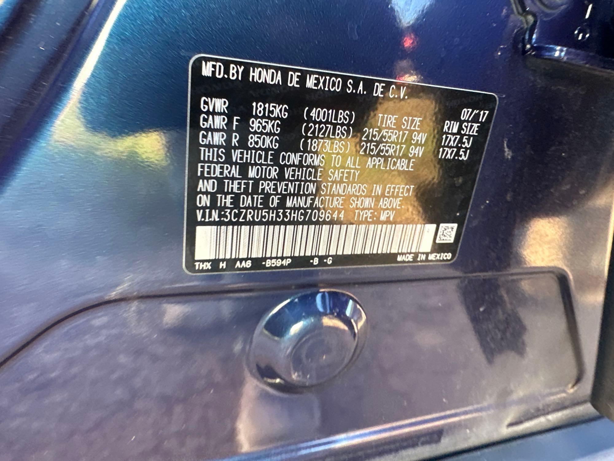 2017 Honda HR-V