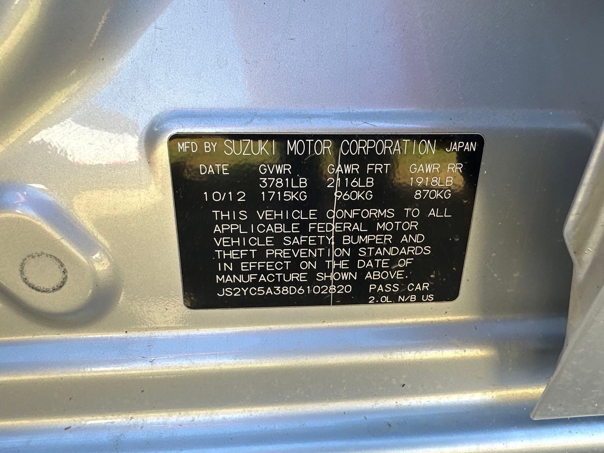 2013 Suzuki SX4