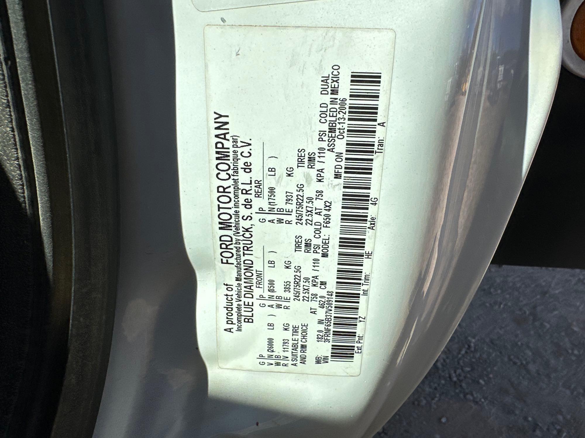2007 Ford F650