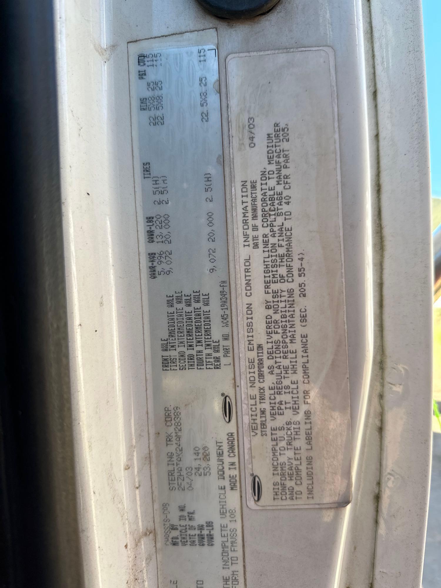 2004 Sterling L7500