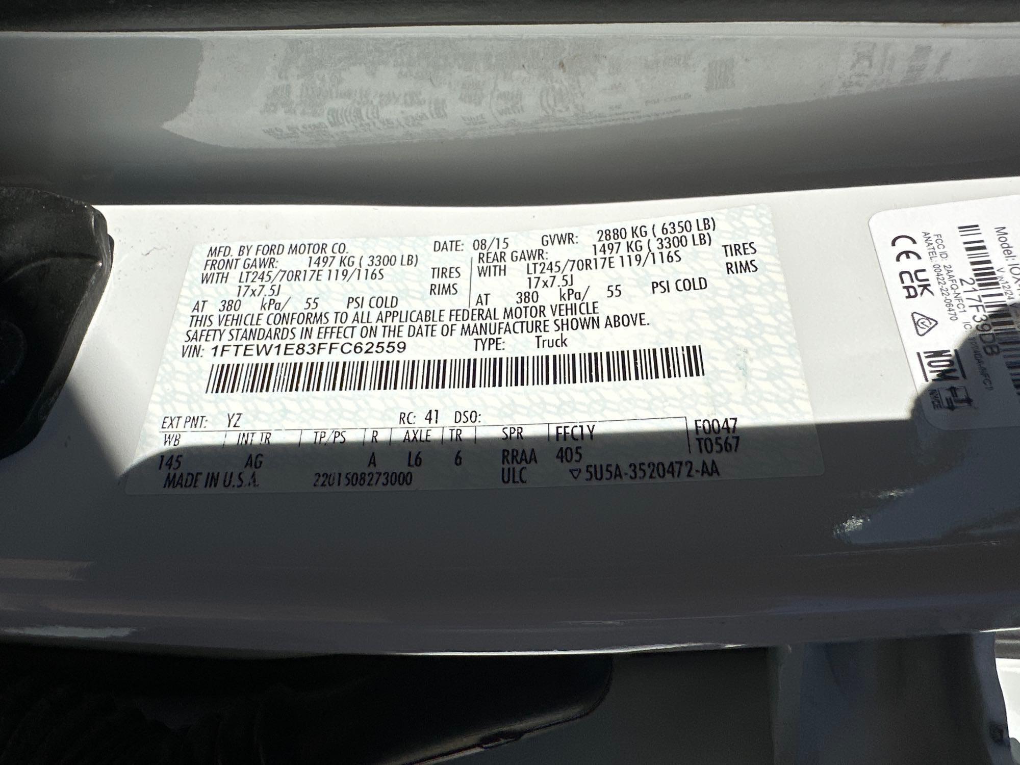 2015 Ford F-150
