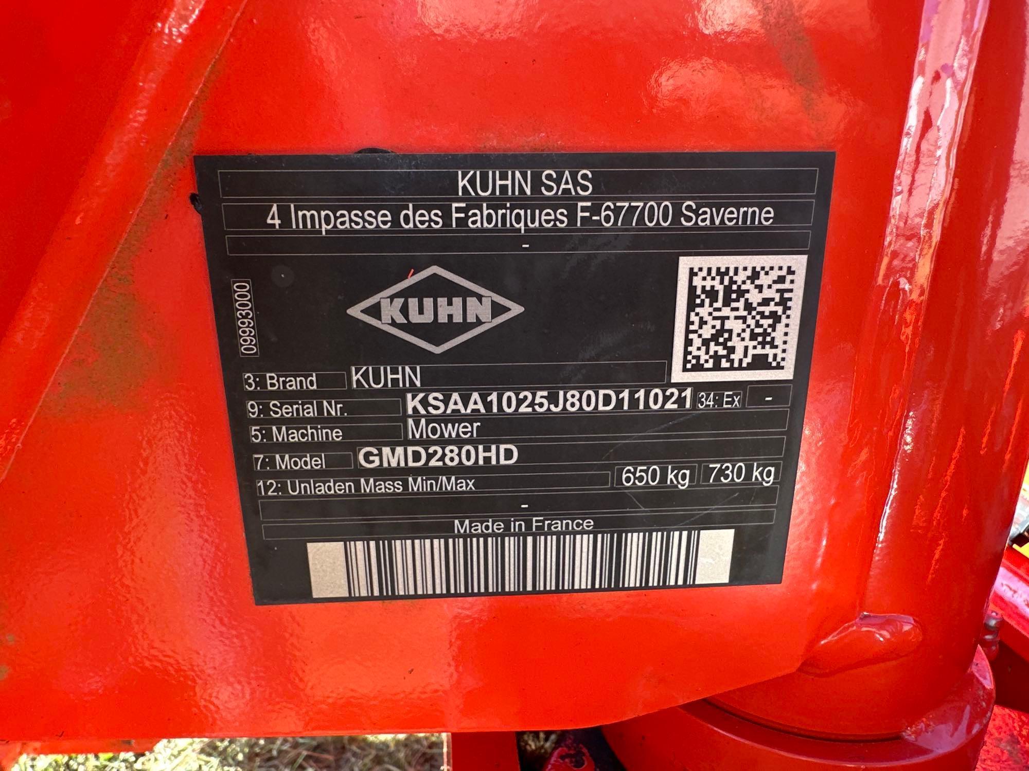 2025 Kuhn 280