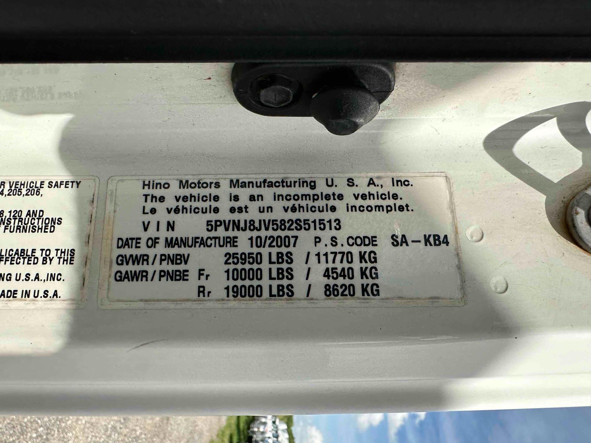 2008 Hino 268