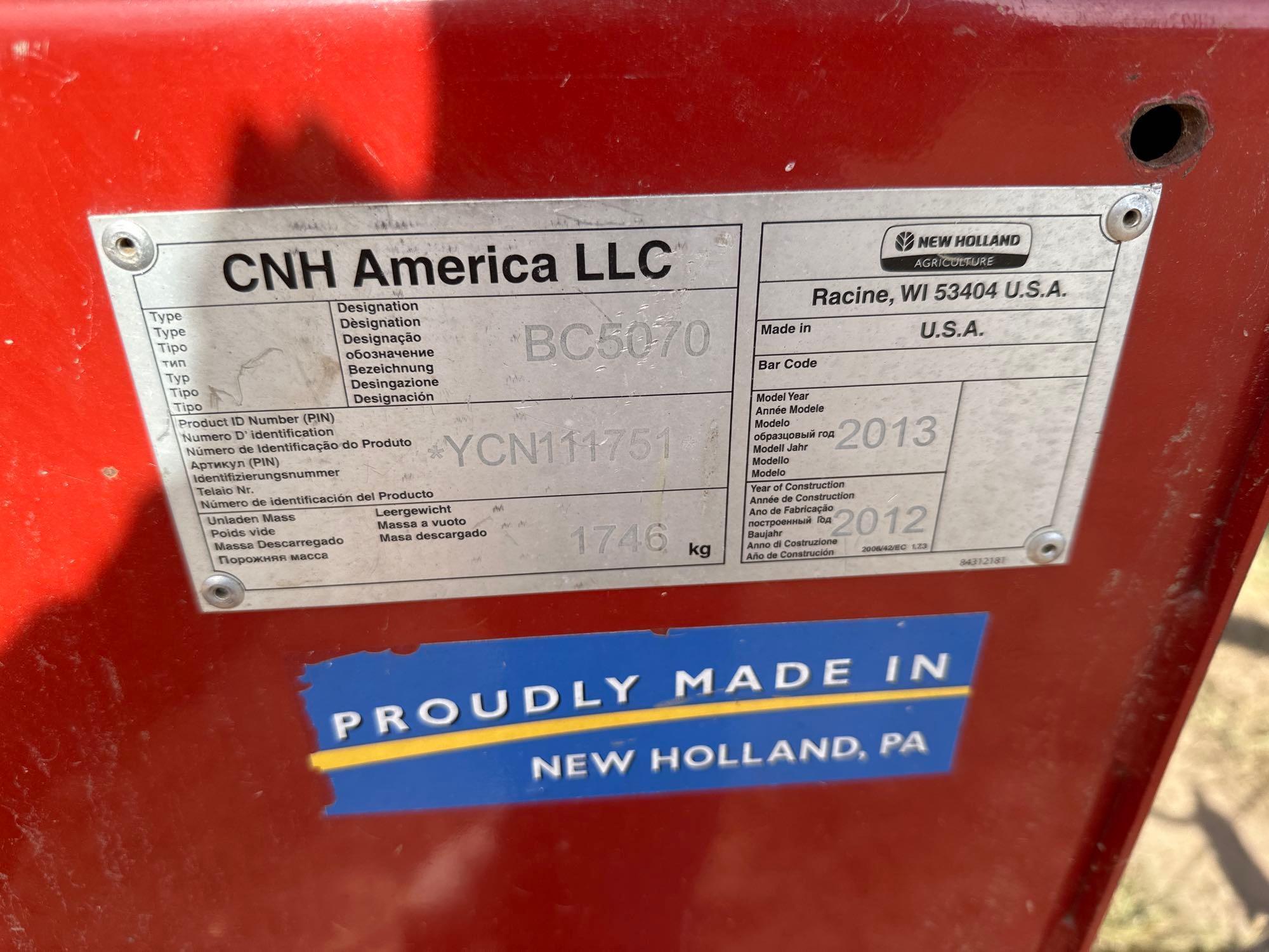 2013 New Holland BC5070