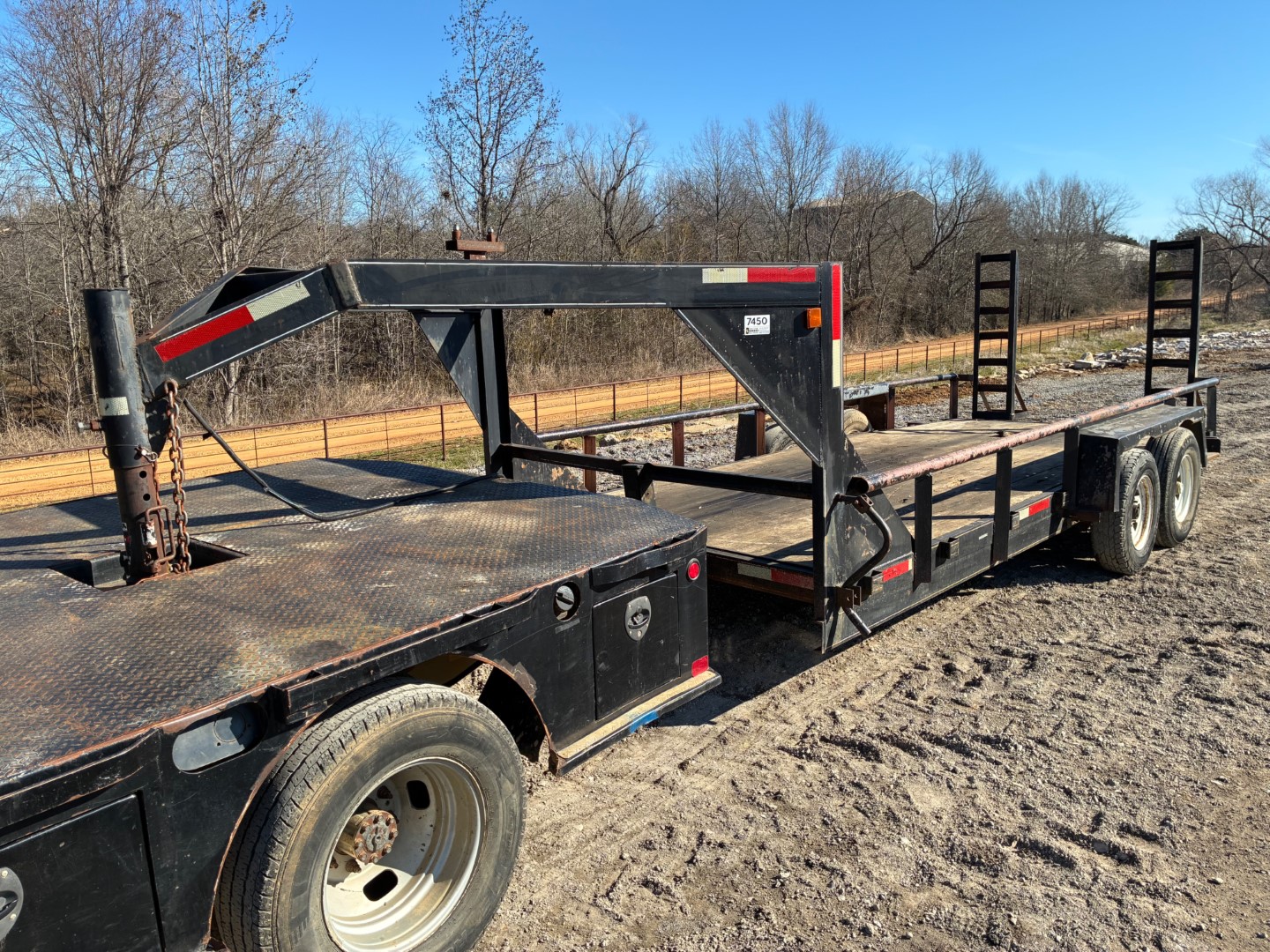 18ft Gooseneck Utility Trailer