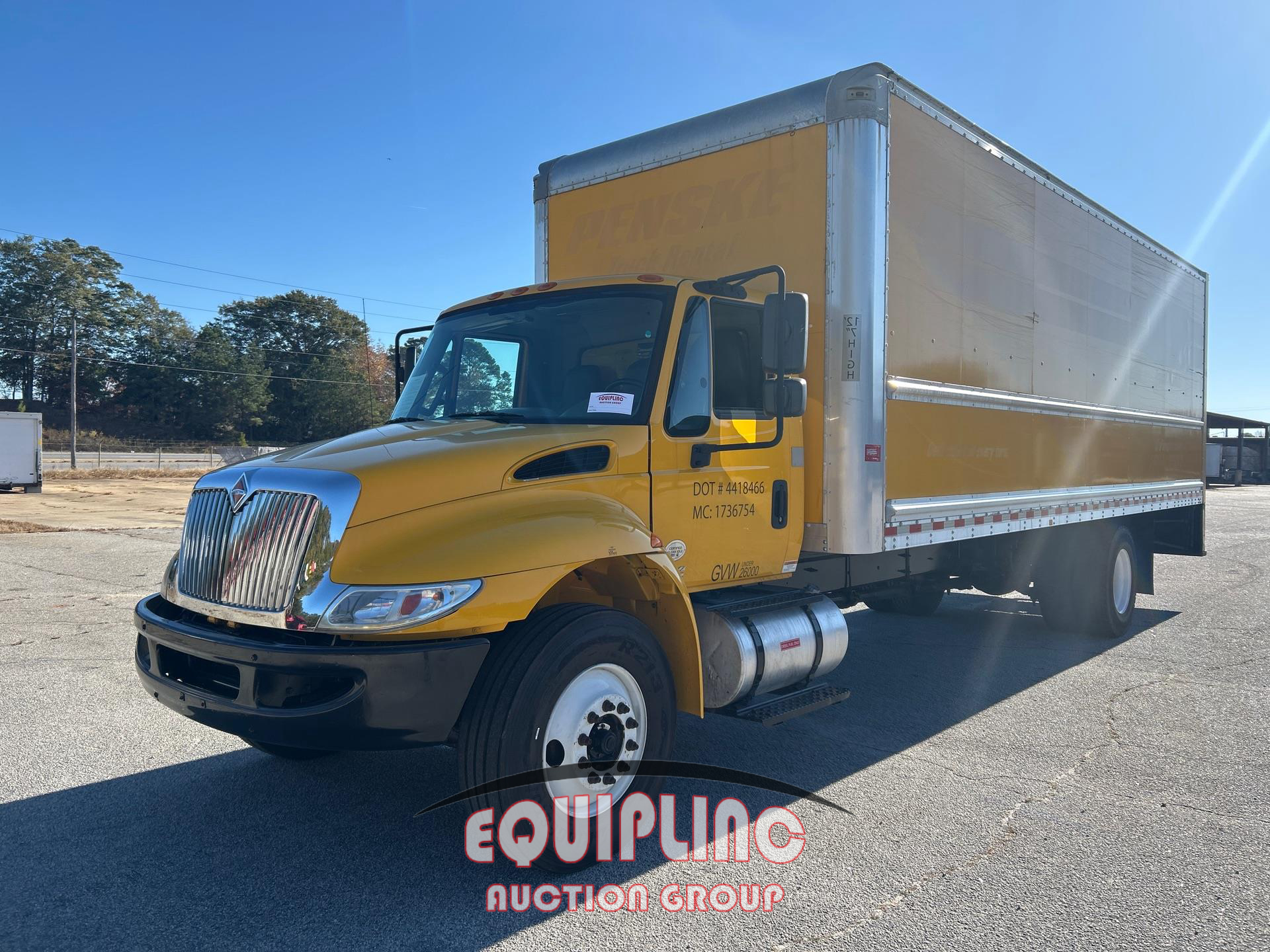 2019 INTERNATIONAL 4300 26FT NON CDL BOX TRUCK
