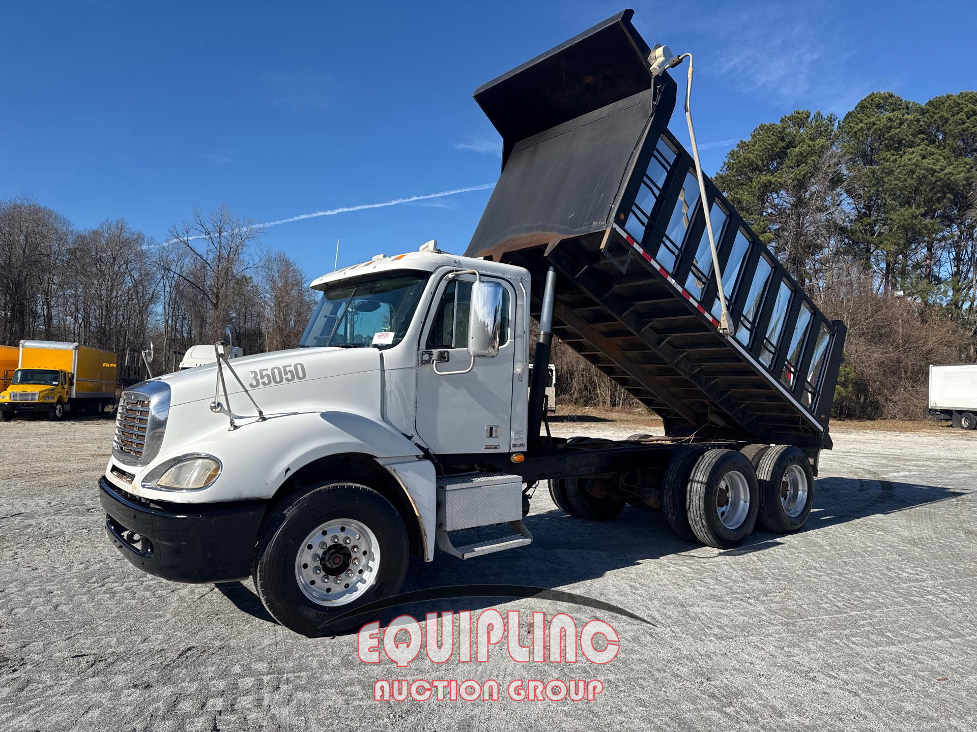 2012 FREIGHTLINER CL120 CONVERTED TANDEM AXLE GLIDER DUMP TRUCK