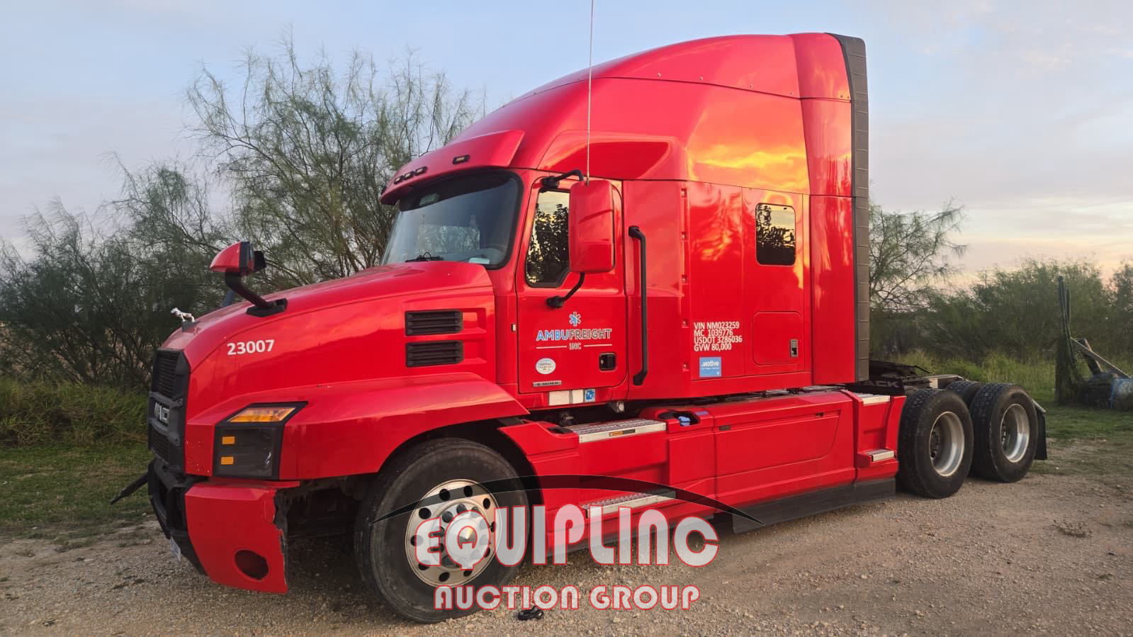 2022 MACK ANTHEM AN64T 6X4 T/A  SLEEPER TRUCK TRACTOR