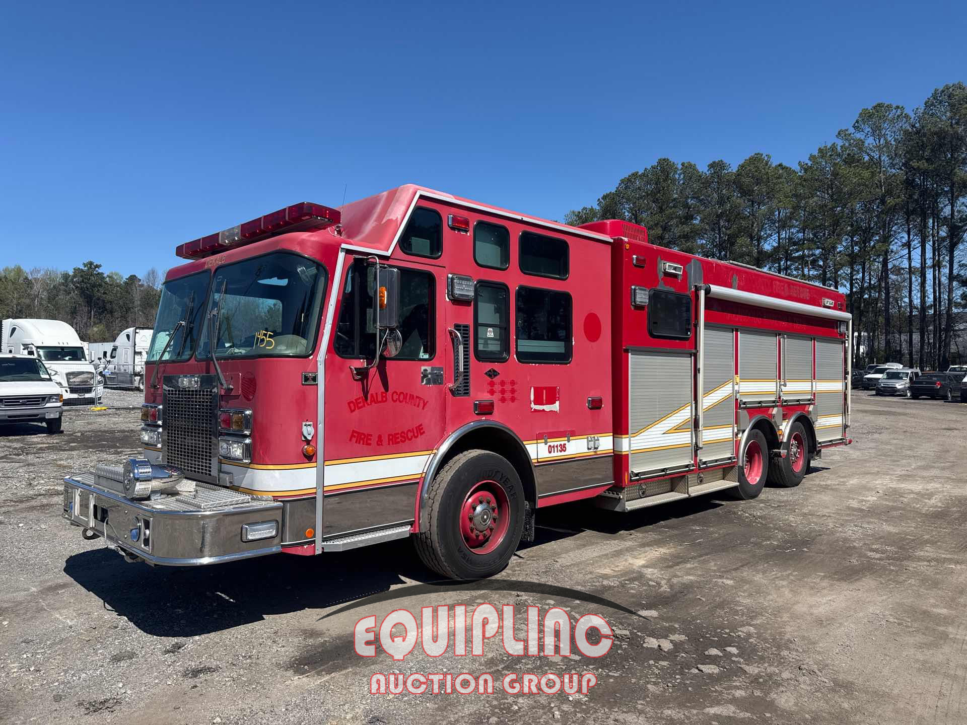 2001 SPARTAN GLADIATOR T/A FIRE TRUCK