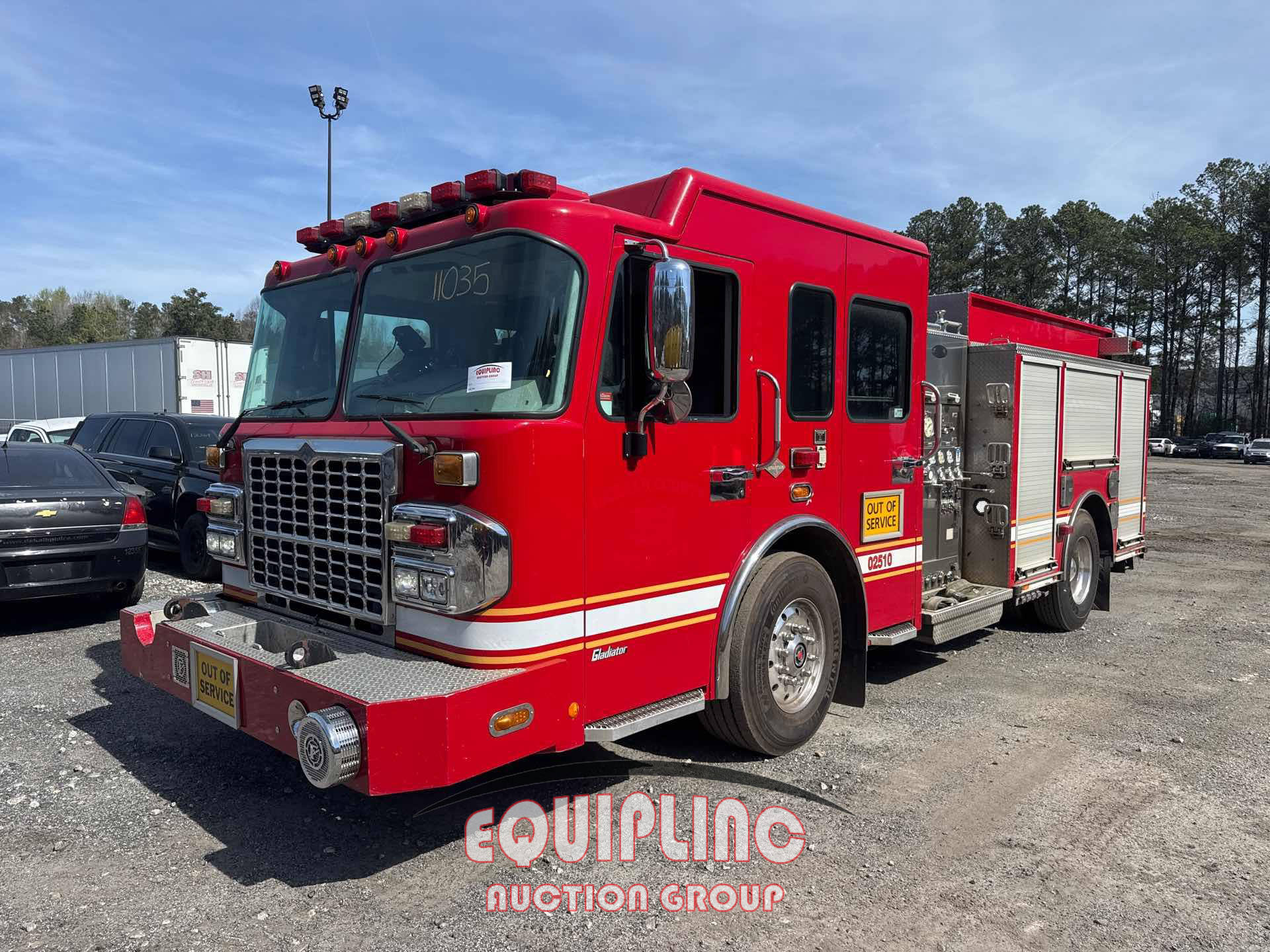 2012 SPARTAN GLADIATOR FIRE TRUCK