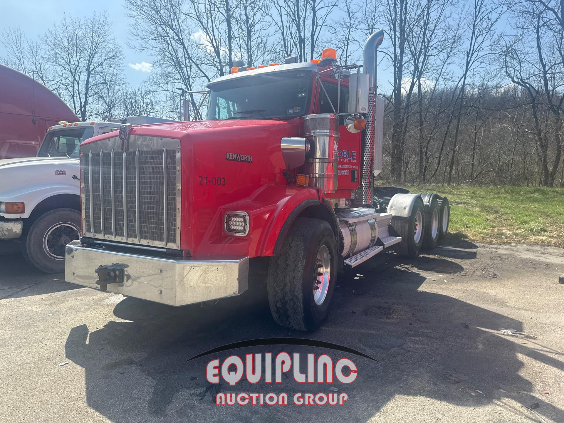 2008 KENWORTH 6X4 TRI-AXLE DAY CAB TRUCK TRACTOR