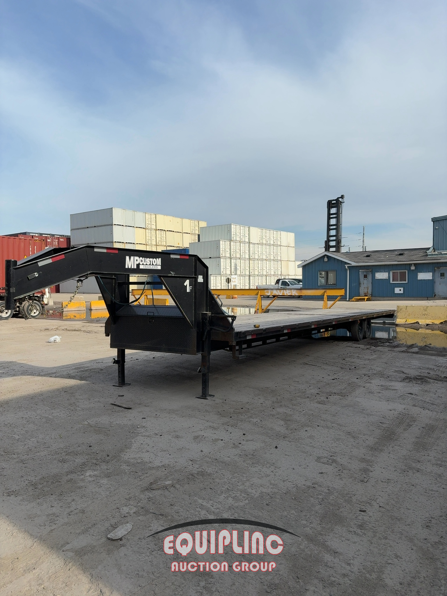 2024 MP CUSTOM TRAILER FLATBED CTZ T/A 40FT GOOSENECK TRAILER