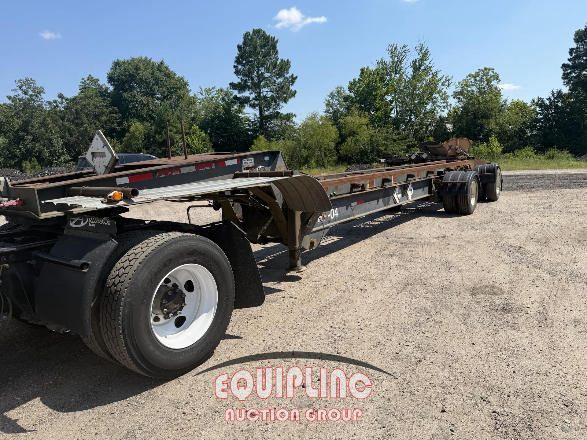 1992 BENLEE TA60DD43 CONTAINER TRAILER