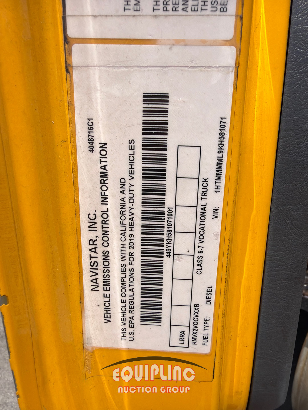 2019 International 4300