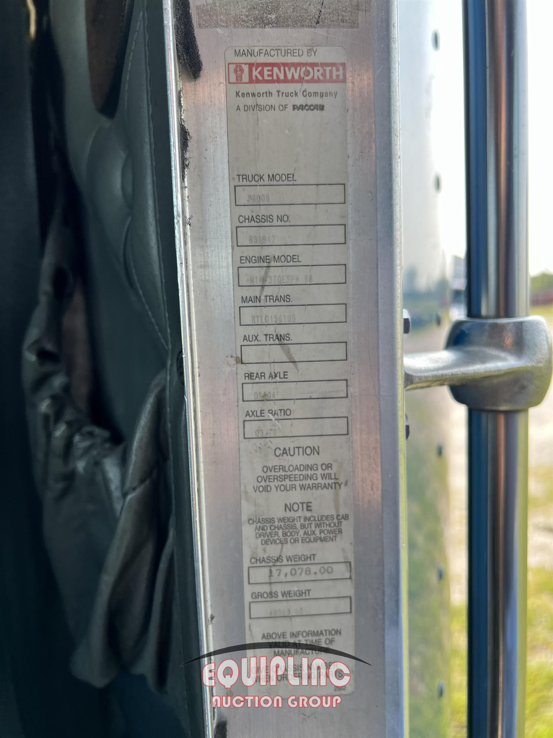 2000 Kenworth T600