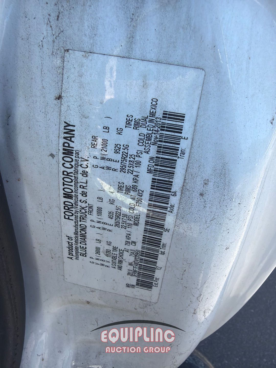 2013 Ford F750