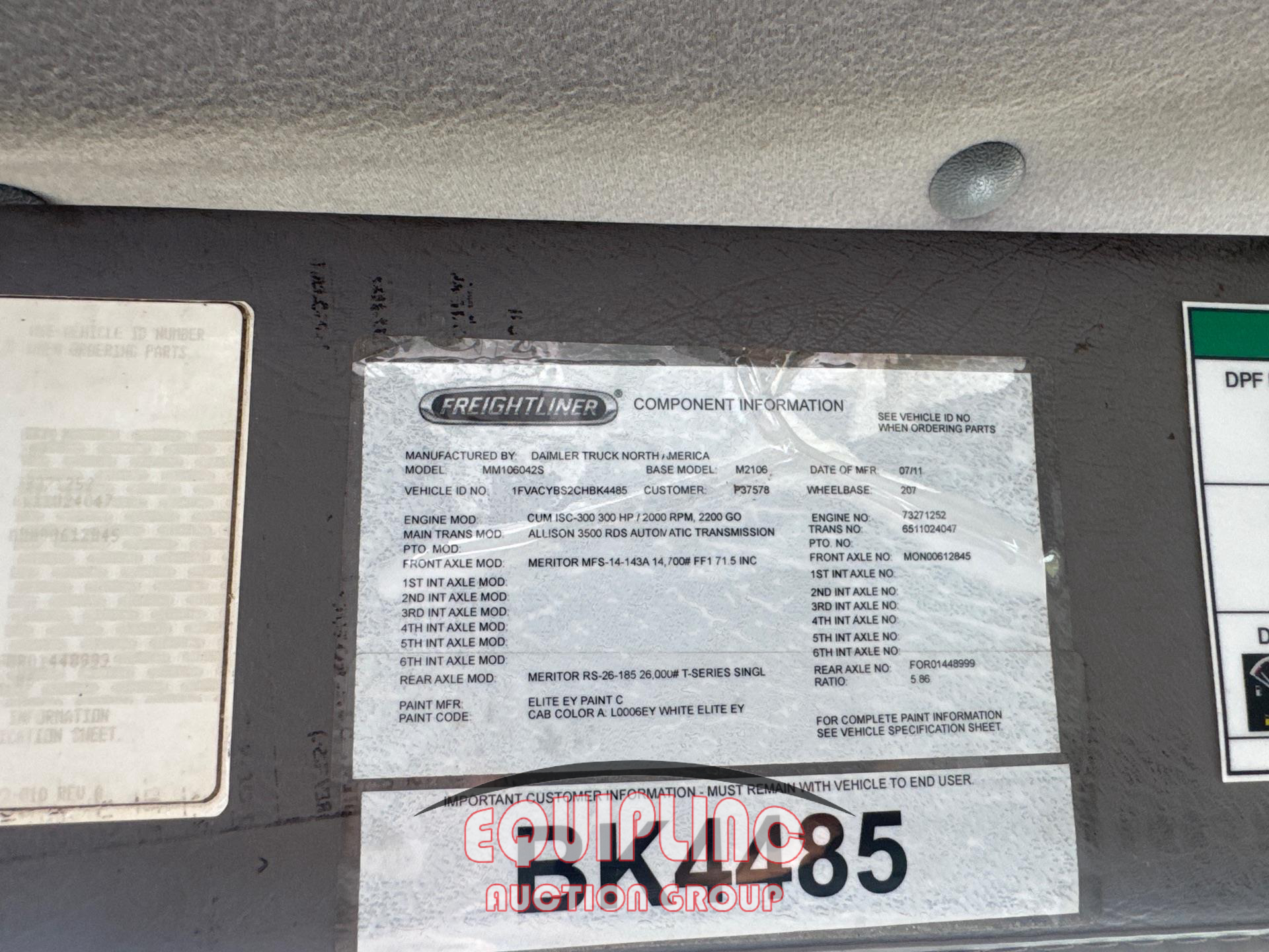 2012 Freightliner M2