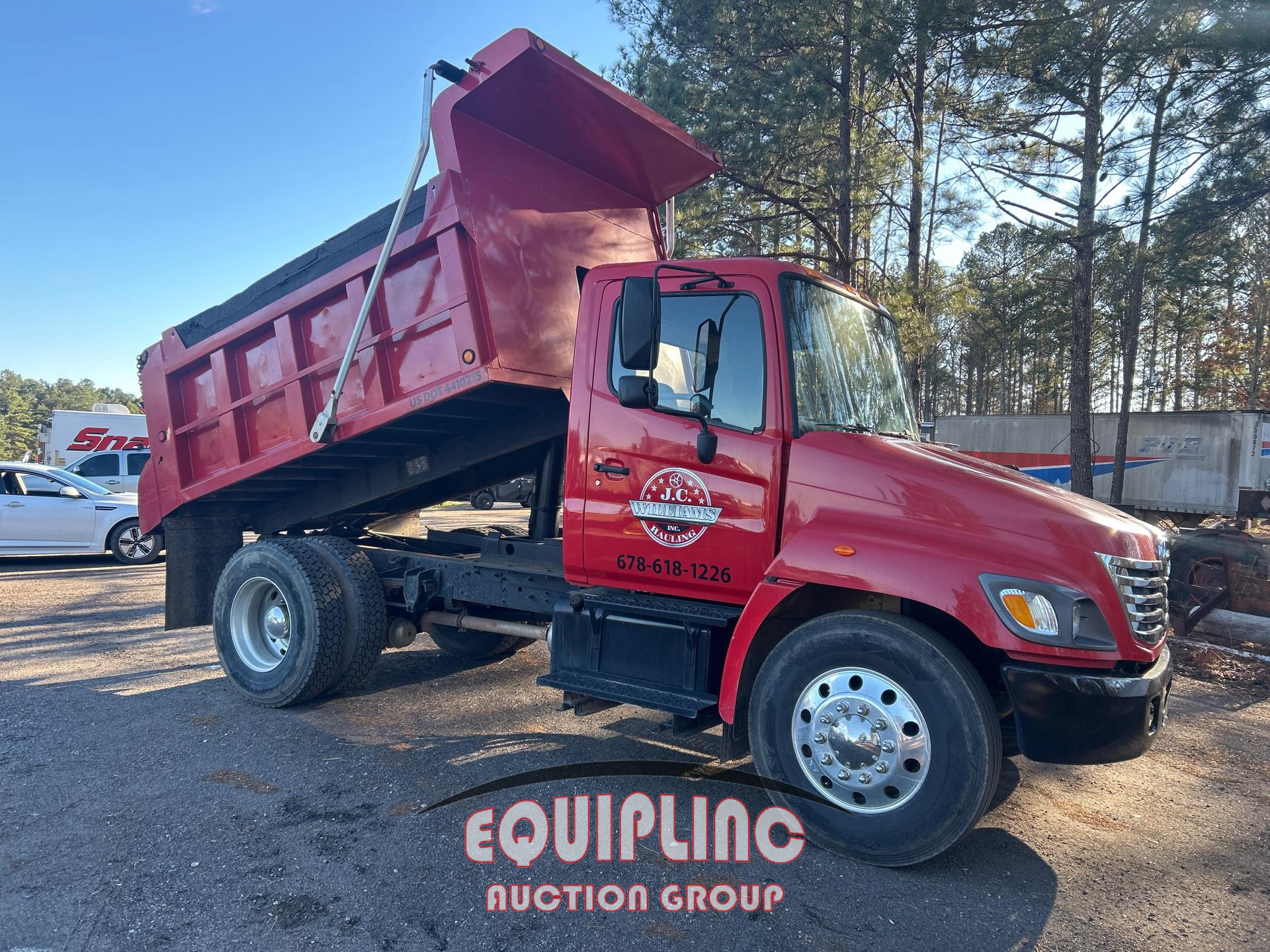 2005 HINO 268 S/A DUMP TRUCK